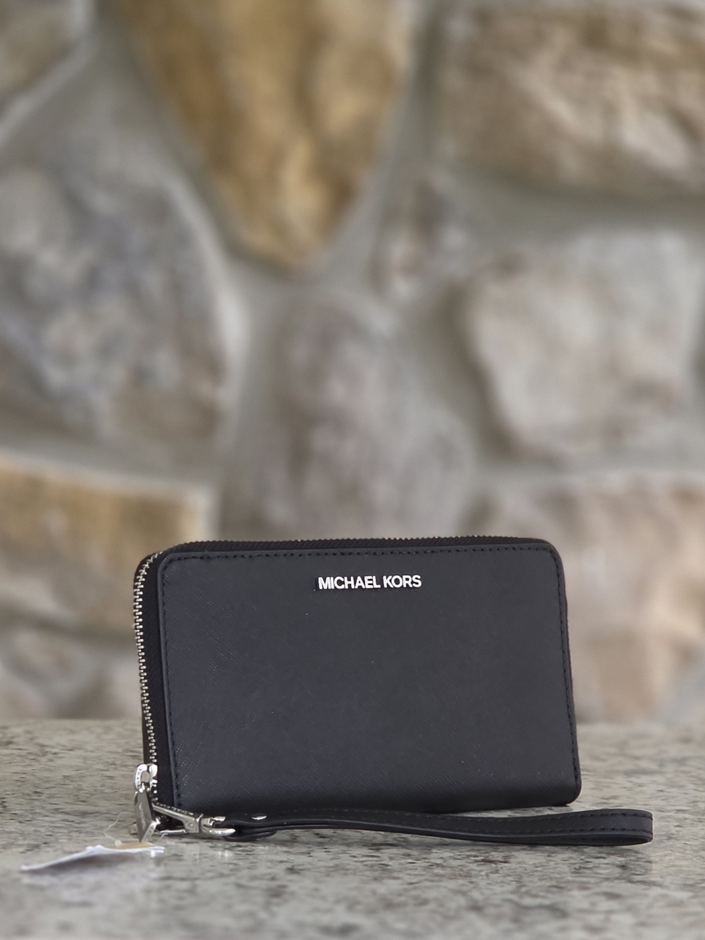 Michael Kors Jet Set Black Wallet Wristlet